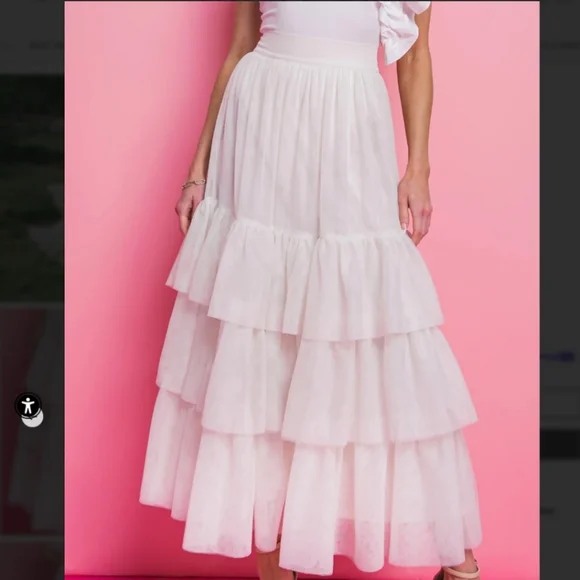 Flying Tomato Chic Purpose Tulle Skirt - Picture 2 of 7
